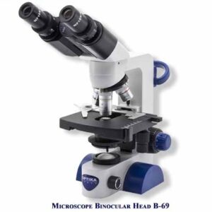 Binocular Microscope 40x-1000x objectives B-69 Optika Italy