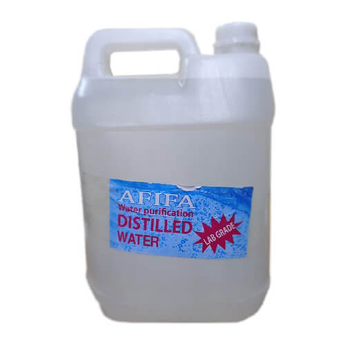 distilled water