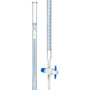 Glass Burette 50 ml Taflon Stopcock