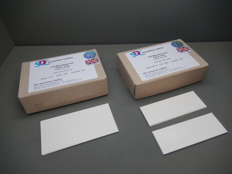 LFS Mounting Card (OBA-free) (13x4.5cm)