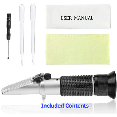 ATC Hydrometer in Wine Making Brix Refractometer 0-32% - Image 3