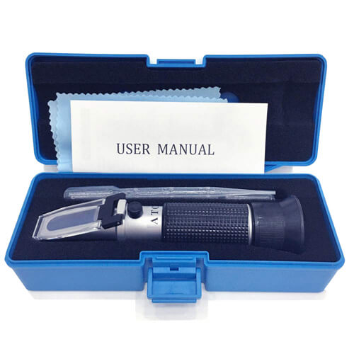 ATC Hydrometer in Wine Making Brix Refractometer 0-32% - Image 2
