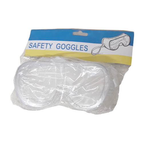 Safety Goggles Transparent Color With Rubber - Image 2