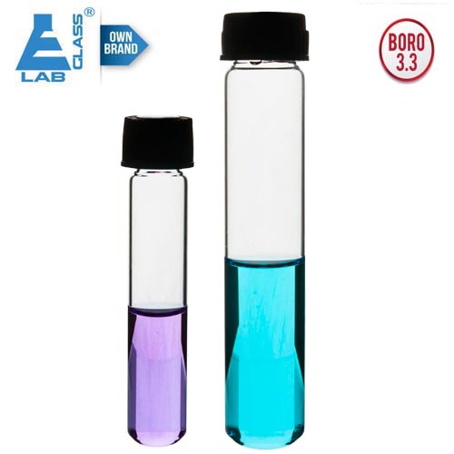 Test Tube Screw Cap Glass 15ml up to 50ml LABGLASS USA