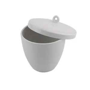 CRUCIBLE WITH LID (PORELAIN)