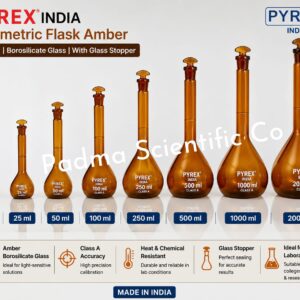 Volumetric Flask Amber